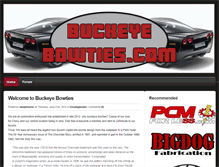 Tablet Screenshot of buckeyebowties.com